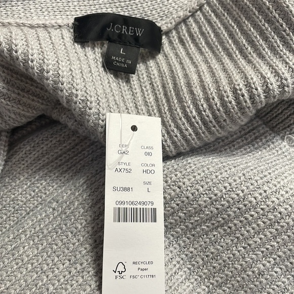 NWT J Crew V-neck cotton-cashmere cardigan sweater AX752 - Picture 4 of 8